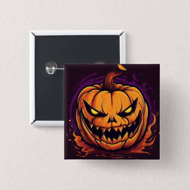 Halloween Pin (Front & Back)
