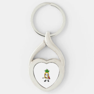 Halloween Pineapple  Key Ring