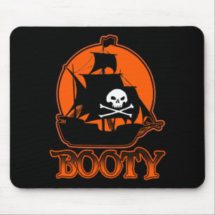 Halloween Pirate Booty Mouse Pad