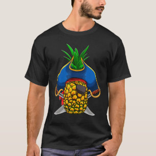 Halloween Pirate  Pineapple Swingers Lifestyle T-Shirt