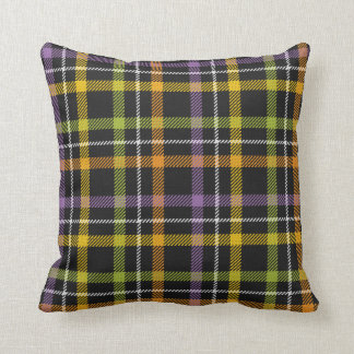 Halloween Plaid Party Holiday Custom Retro Cushion