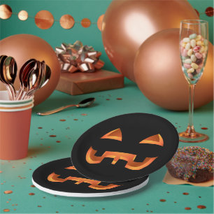 Halloween Plates Festive Pumpkin Paper Plates