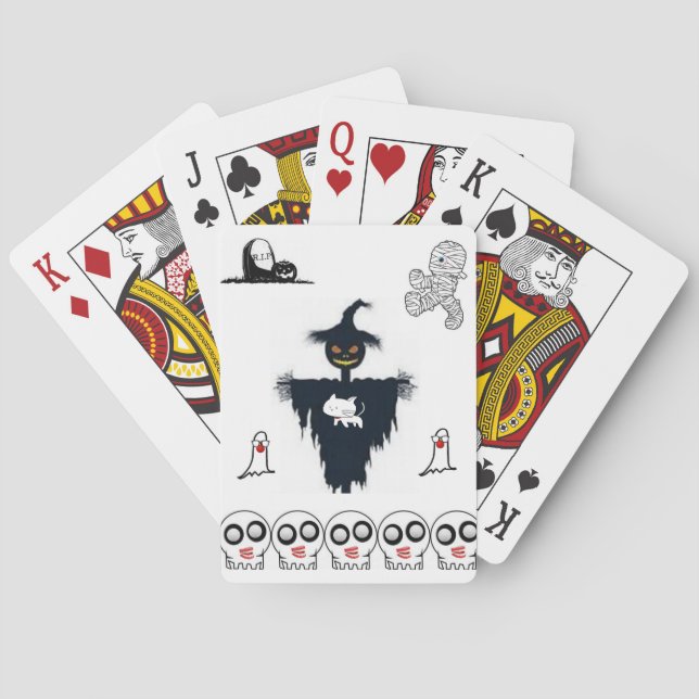 Halloween Playing Card Deck (Back)