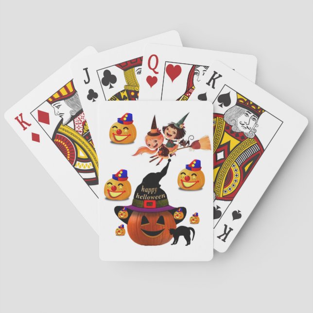 Halloween Playing Card Deck (Back)