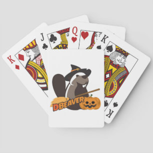 Halloween playing cards