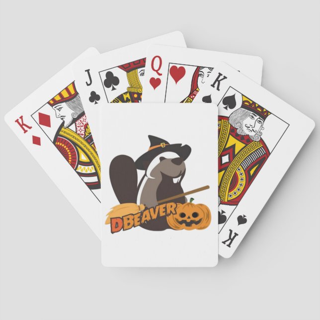 Halloween  playing cards (Back)