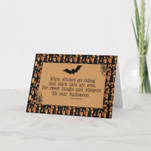 Halloween Poem Card