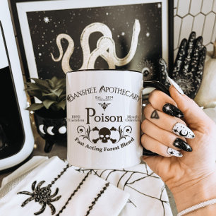 Halloween Poison Mug, Halloween Mug, Goth Mug
