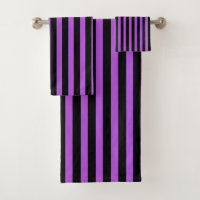 Halloween Poison Purple and Black Striped