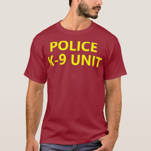 Halloween Police K9 Unit Costume Officer Dog T-Shirt