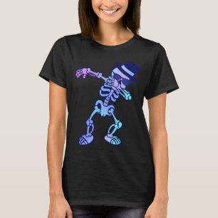 Halloween polka dot skeleton jokes boys polka dots T-Shirt