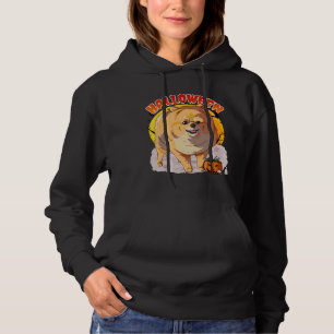 Halloween Pomeranian Pumpkin Witch Hoodie