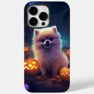 Halloween Pomeranian With Pumpkins Scary  Case-Mate iPhone 14 Pro Max Case