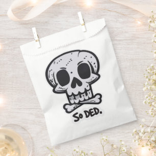 Halloween pop culture so ded funny favour bag