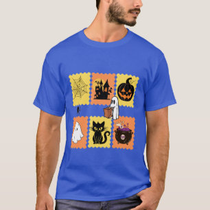 Halloween Postage Stamp Collection – Cute Spooky I T-Shirt