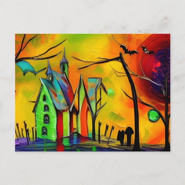 Halloween Postcard (Front)