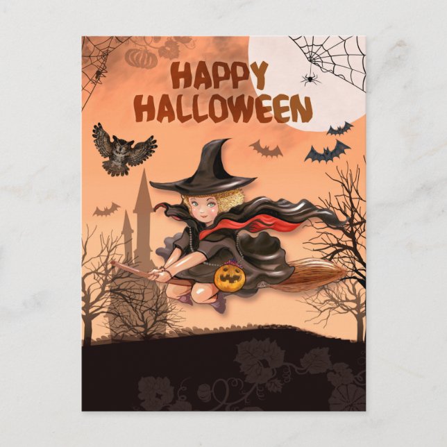 Halloween Postcard (Front)
