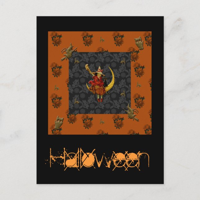 Halloween Postcard (Front)