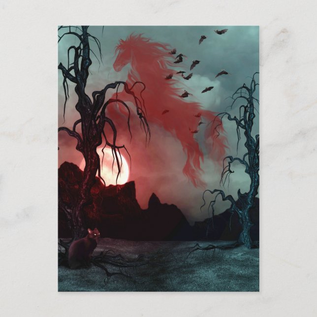 Halloween Postcard (Front)