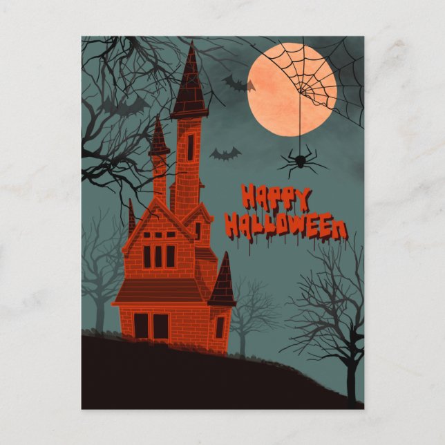 Halloween Postcard (Front)