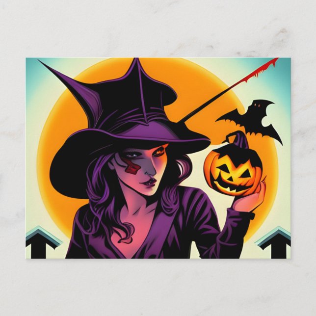 Halloween Postcard (Front)