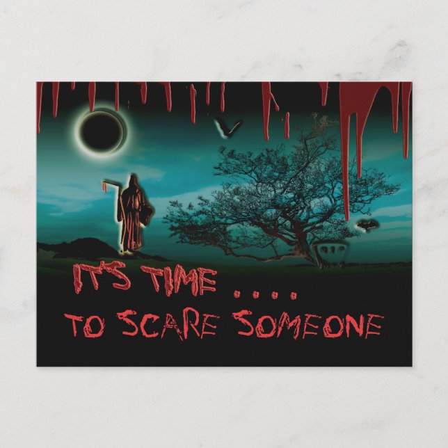 Halloween postcards - customise (Front)