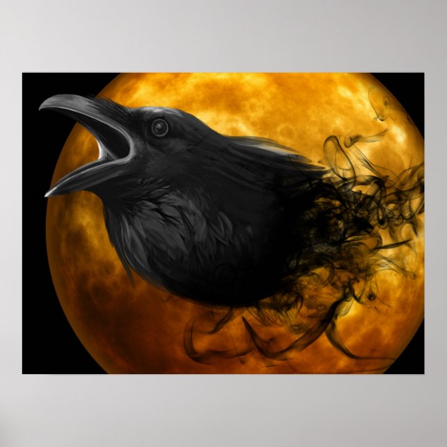 Halloween Poster-Raven Poster (Front)