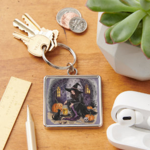Halloween, Potion Party at The Haunted Hause Key Ring