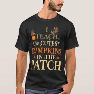 Halloween Pre-K Teacher Kindergarten Pumpkins T-Shirt