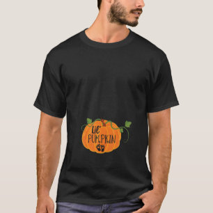 Halloween Pregnancy Announcement Lil' Pumpkin Cost T-Shirt