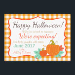 Halloween pregnancy announcement Pumpkin<br><div class="desc">♥ An adorable way to announce your pregnancy!</div>