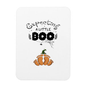 Halloween Pregnancy Mom To Be Expecting Little Boo Magnet