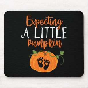 Halloween Pregnancy Mom To Be Expecting Little Pum Mouse Pad