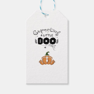 Halloween Pregnancy Mum To Be Expecting Little Boo Gift Tags