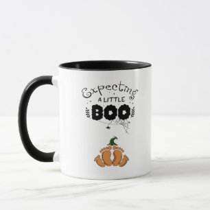 Halloween Pregnancy Mum To Be Expecting Little Boo Mug