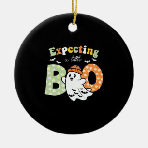 Halloween Pregnancy Pregnance Mom To Be Expecting  Ceramic Ornament