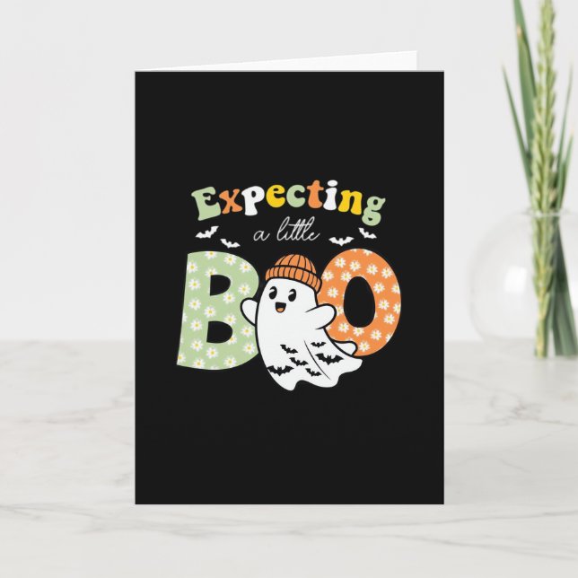 Halloween Pregnancy Pregnance Mum To Be Expecting  Card (Front)