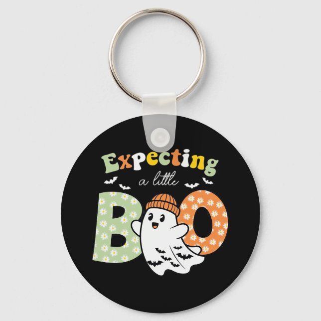Halloween Pregnancy Pregnance Mum To Be Expecting  Key Ring (Front)