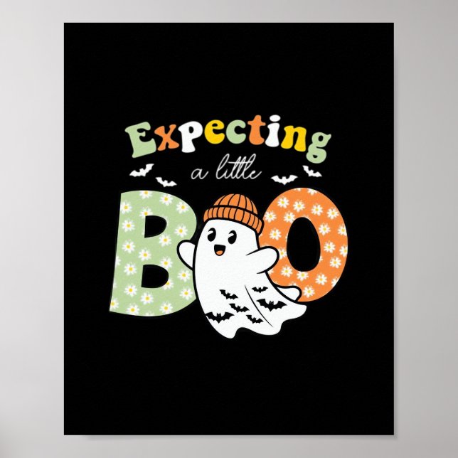 Halloween Pregnancy Pregnance Mum To Be Expecting  Poster (Front)