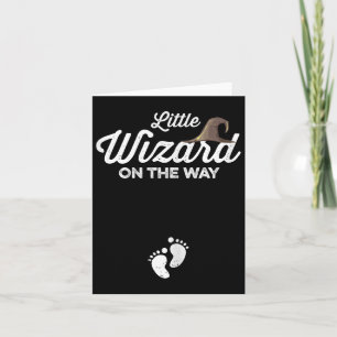 Halloween Pregnancy Shirt Mum To Be Little Wizard Card