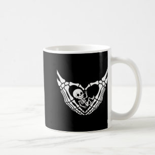 Halloween Pregnant Baby Skeleton Spooky Season New Coffee Mug