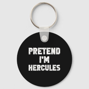 Halloween Pretend Hercules Costume Funny Lazy Kids Key Ring