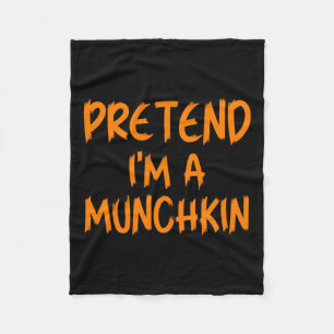 Halloween Pretend Im A Munchkin Costume Lazy Kids Fleece Blanket