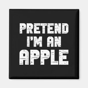 Halloween Pretend Im an Costume Funny Lazy Kids Magnet
