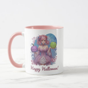 Halloween Princess in pastel tones Mug