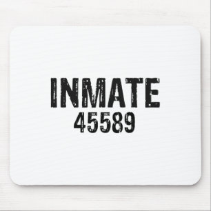 Halloween Prisoner Jail Inmate Costume Mouse Pad