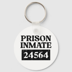 Halloween Prisoner Prison Inmate Funny Costume Men Key Ring