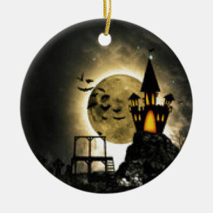 Halloween Products Ceramic Tree Decoration