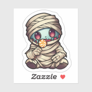 Halloween Psychofriends Cute Mummy Cartoon