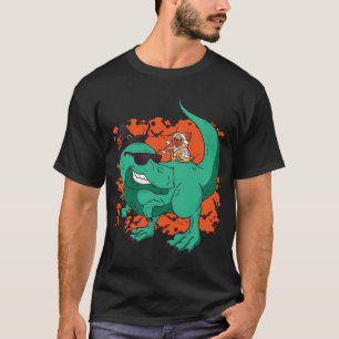 HALLOWEEN PUG AND DINOSAUR: Funny HALLOWEEN PUG AN T-Shirt